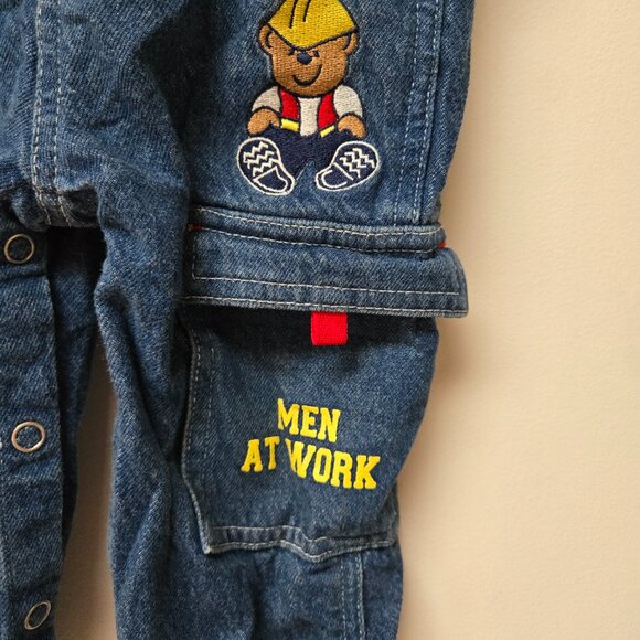 3 For 25🥳❤️ Vintage Kindergear Denim Overalls – Size 18 Months - Picture 5 of 8